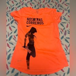 Nike Orange Graphic T-Shirt