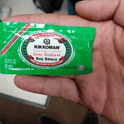 Genuine Sealed Soy Sauce Packet