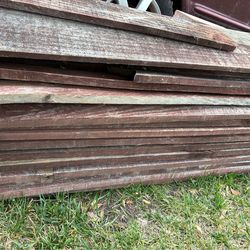 Reclaimed fence wood