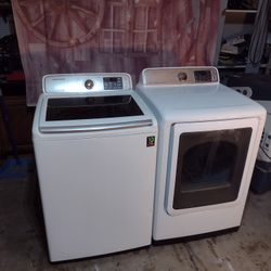 Samsung Washer And Electric Dryer Large Capacity 