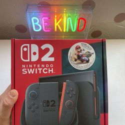 Nintendo switch 2 Brand New w MarioKart World