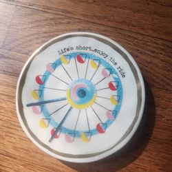 Life Is Short Enjoy The Ride Plate