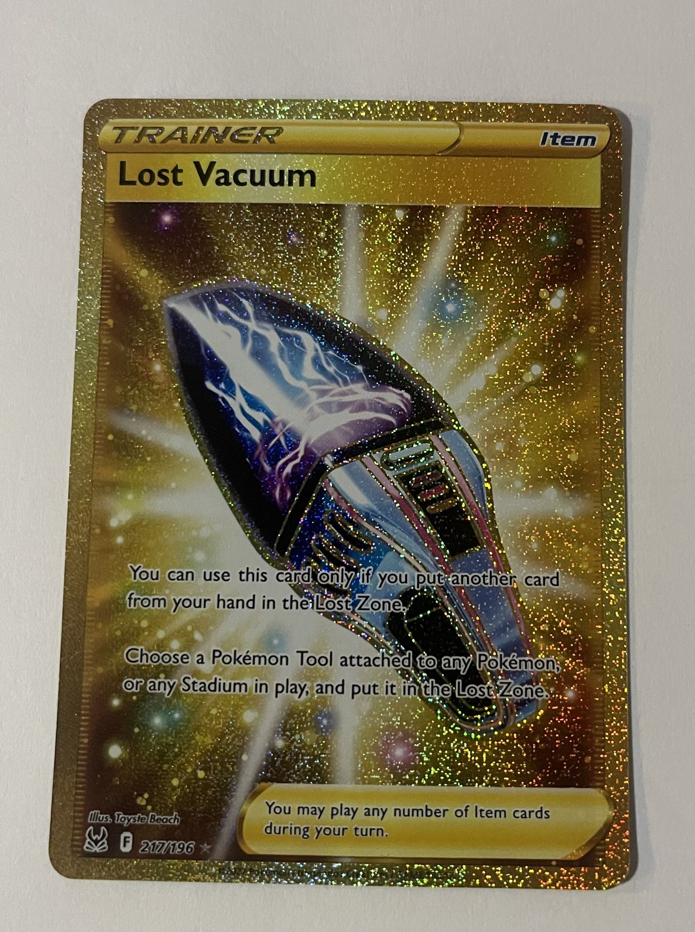 Gold Card Lost Vacuum