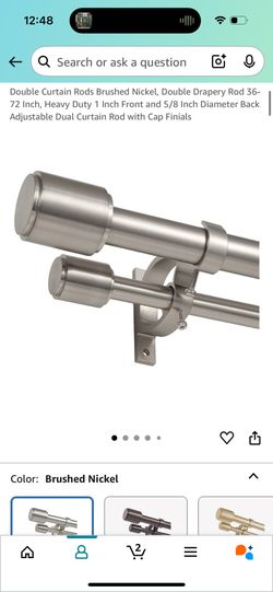 Double curtian Rod - Brand New 