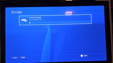 PS4 Slim 500GB with cables and 1 controller