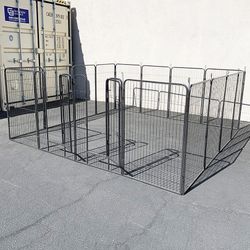 (Brand New) $270 Large 10x10ft Heavy Duty 48” Tall, 16-Panels Dog Playpen Pet Exercise Fence Crate Kennel 