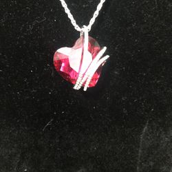 Swarovski Heart Chain