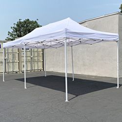 (New) $200 Instant Shade 10x20 FT Large Heavy Duty Easy Popup Canopy w/ Carry Bag