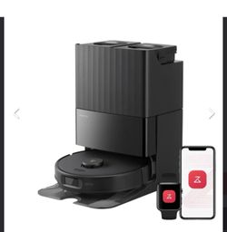 Roborock Robotic Qrevo Edge S5A Vacuum Bagless Cordless Dock Mop Pet Hair Removal Wi-Fi Black