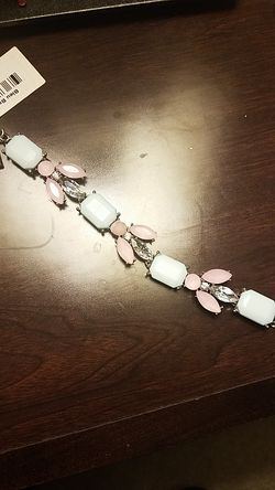 blue and pink Traci Lynn bracelet