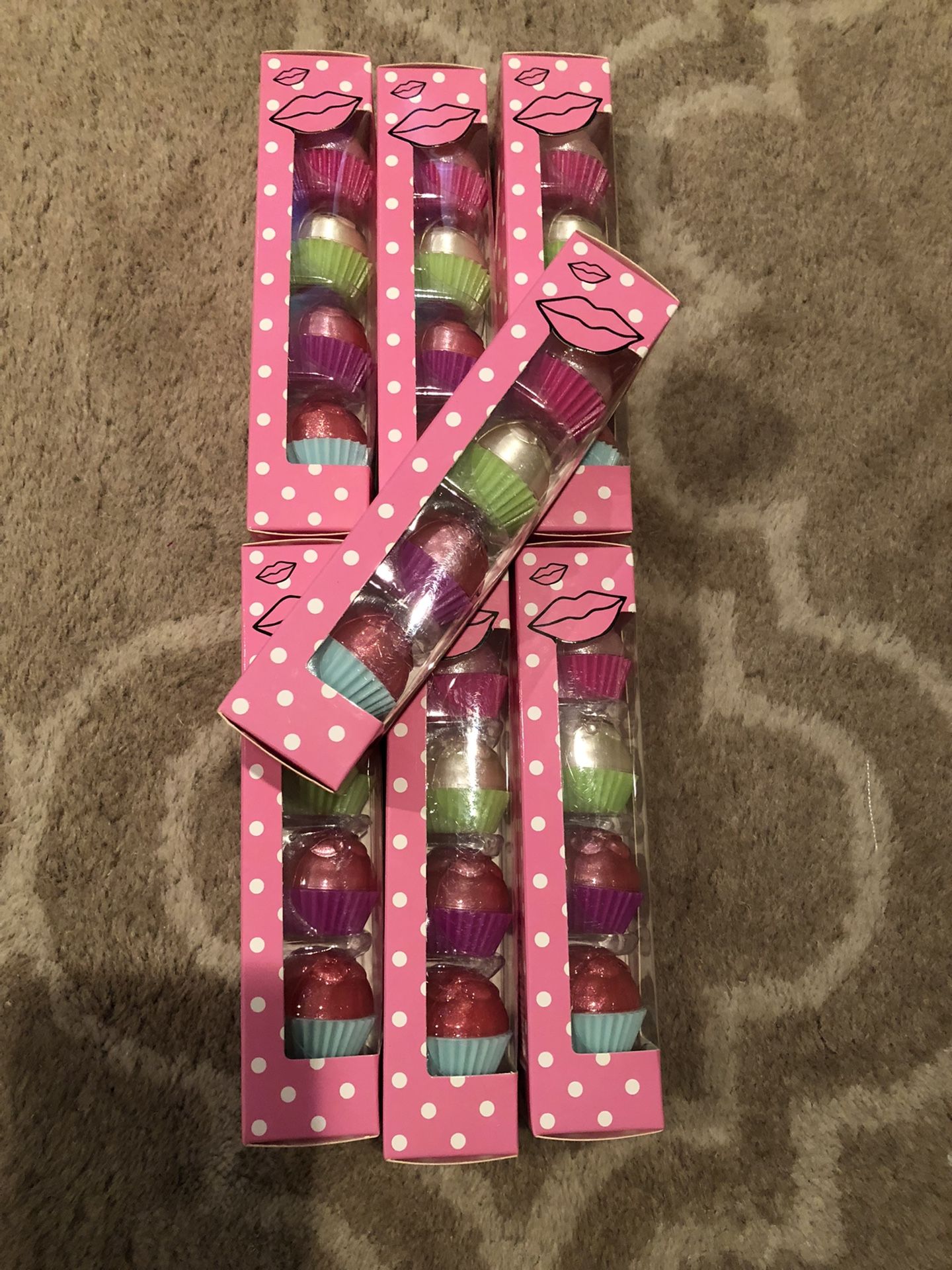 Sugar Tint Cup Cake Lip Gloss. 7-4 Packs