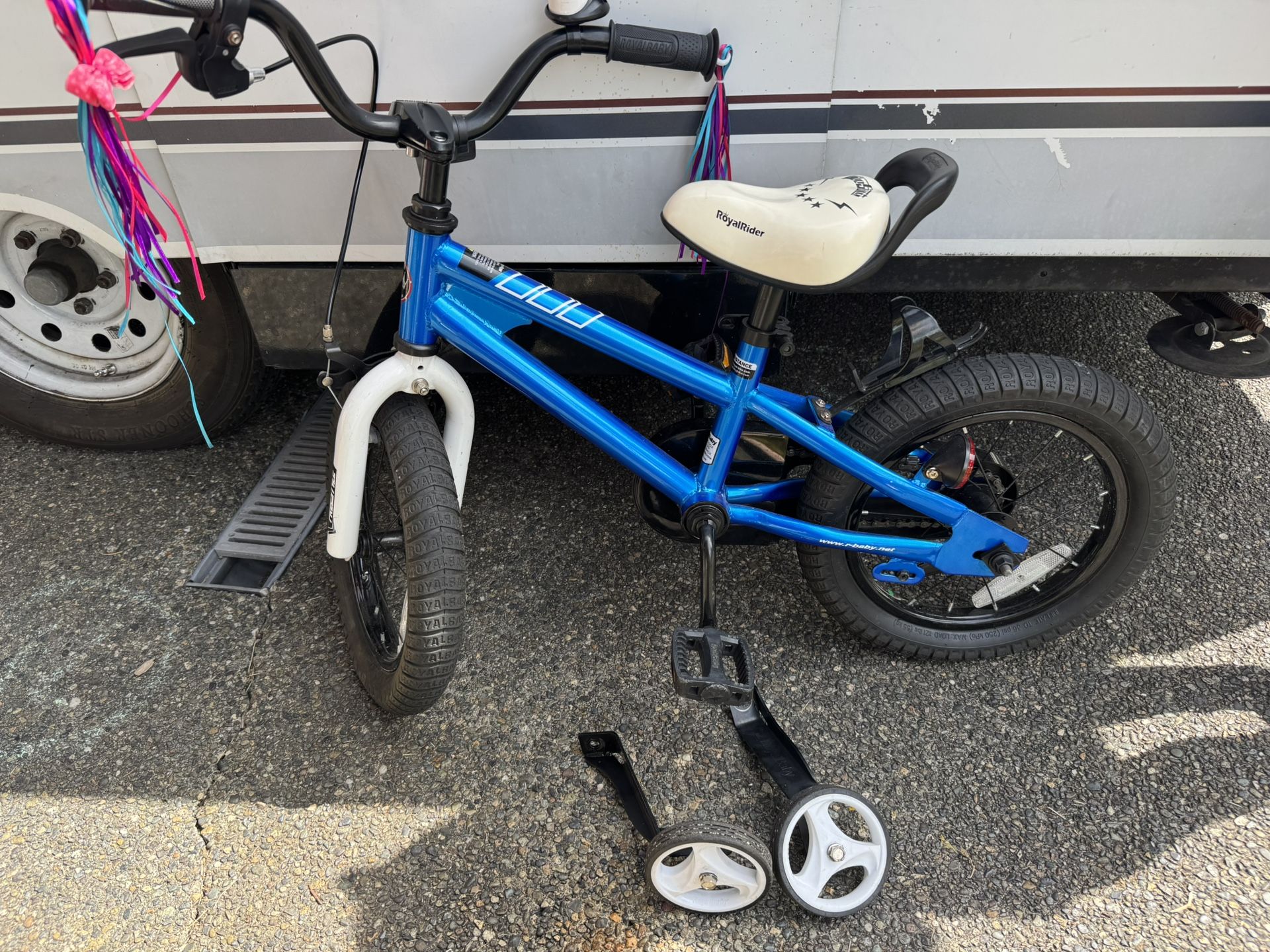 Toddler Bike 14 Inch Wheels RoyalBaby Training Wheels