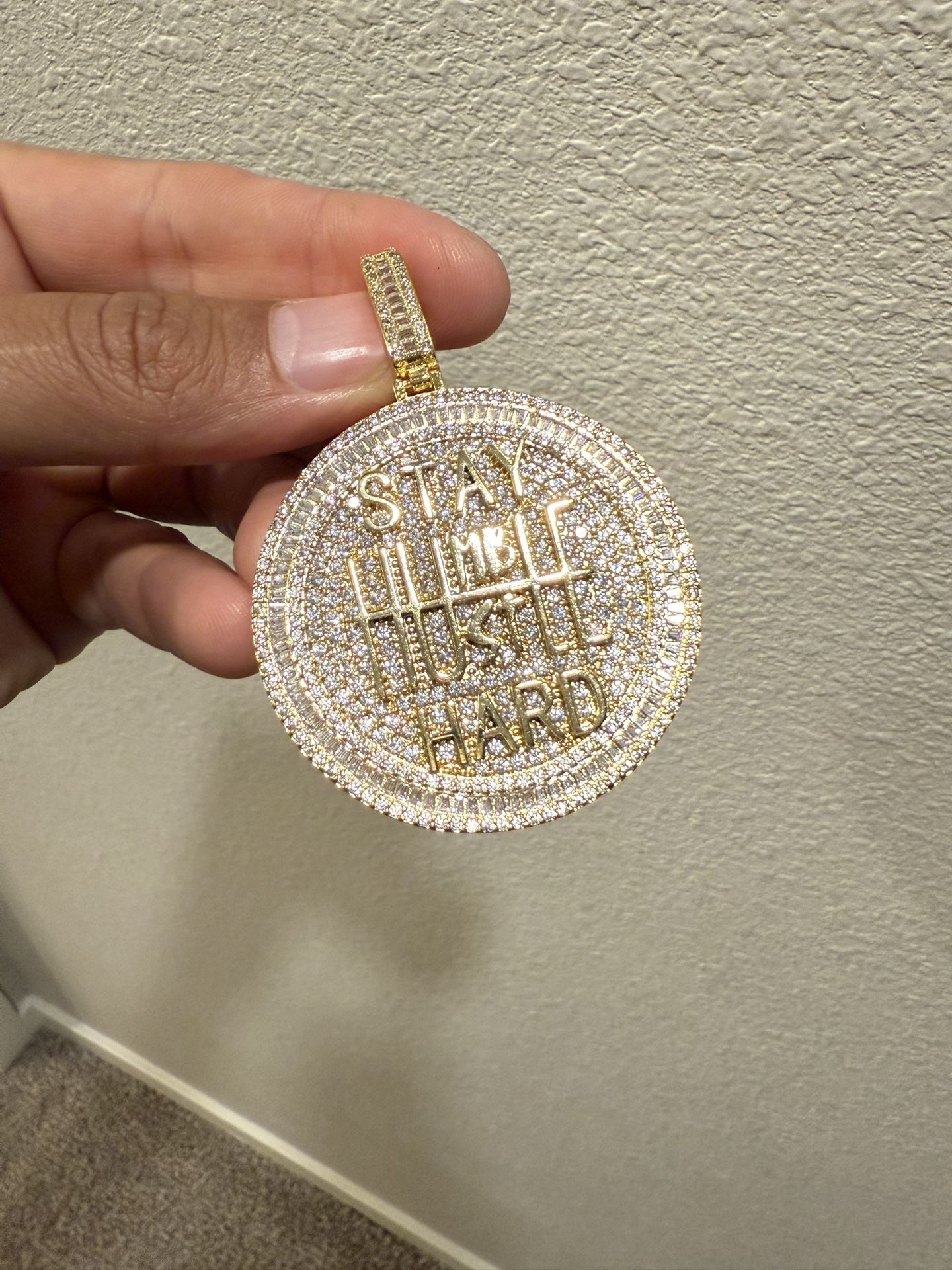 14k Gold Diamond Pendant