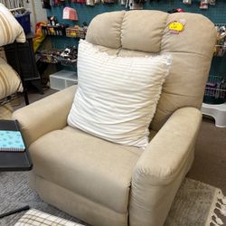 Manual Recliner Cream Color 