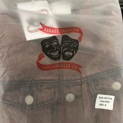 Asaali Jean Jacket Red 