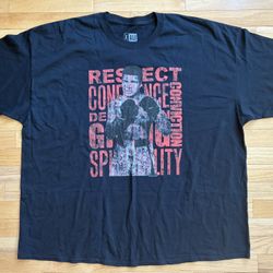 Muhammad Ali Boxing Shirt Respect Confidence Dedication Men's Size 4XL 