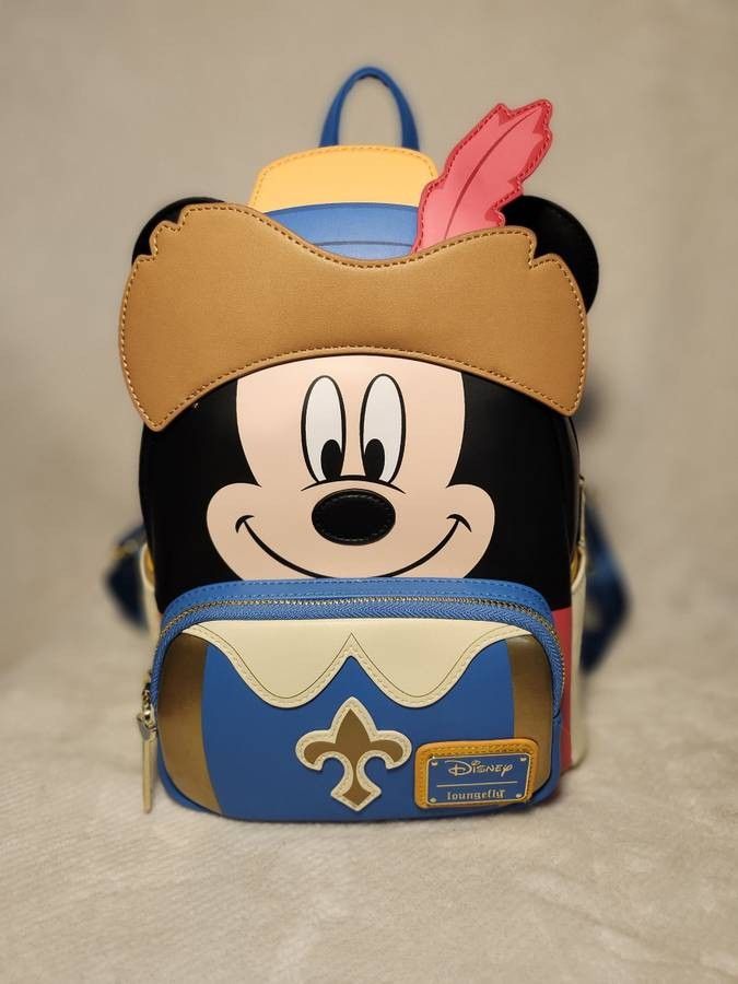 Mickey loungefly backpack 3 Musketeers