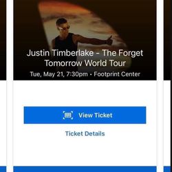 Justin Timberlake - The Forget Tomorrow World Tour 