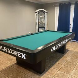 7’ Olhausen Champion II Pool Table - Delivered & Installed 