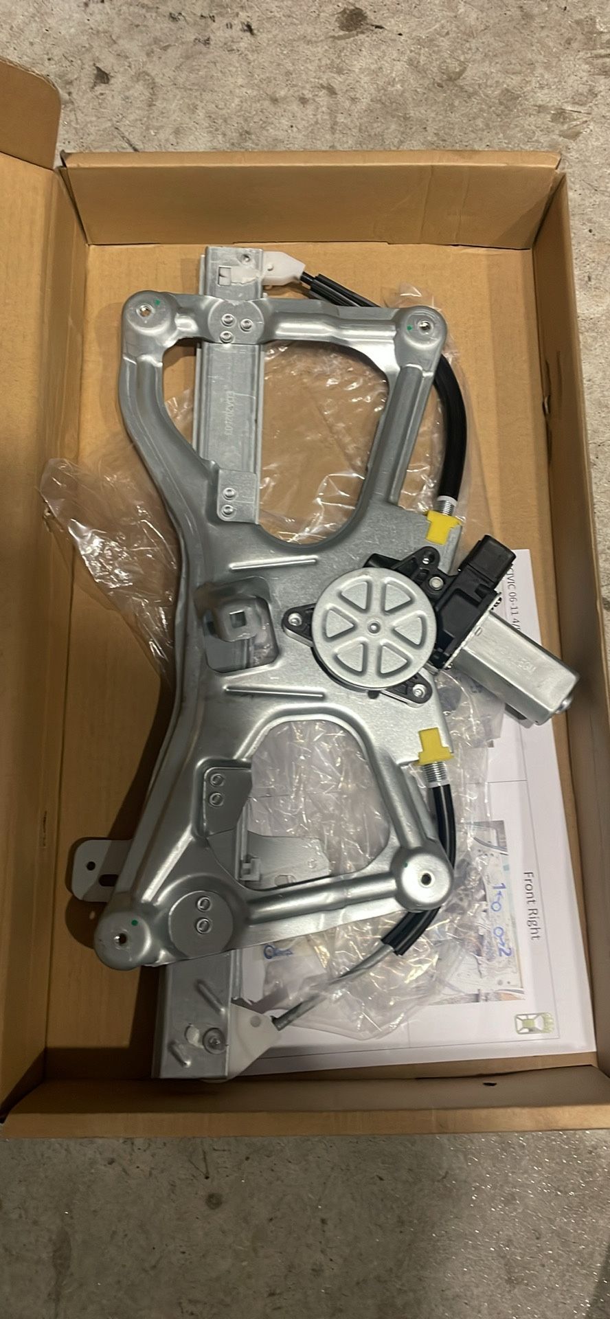 Window Door Regulato Assembly With Power Motor(Driver And Passenger Sides)