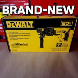 20V MAX Cordless Brushless 1 in. SDS Plus D-Handle Concrete and Masonry Rotary Hammer (Tool Only)