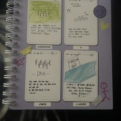 BTS deco sticker book