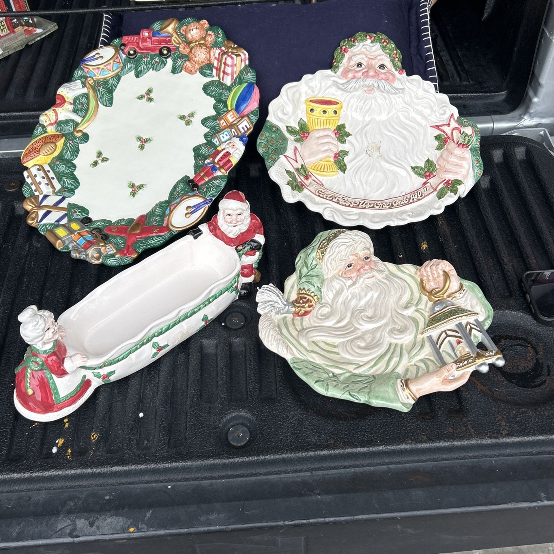 Fitz and Floyd vintage Christmas ware