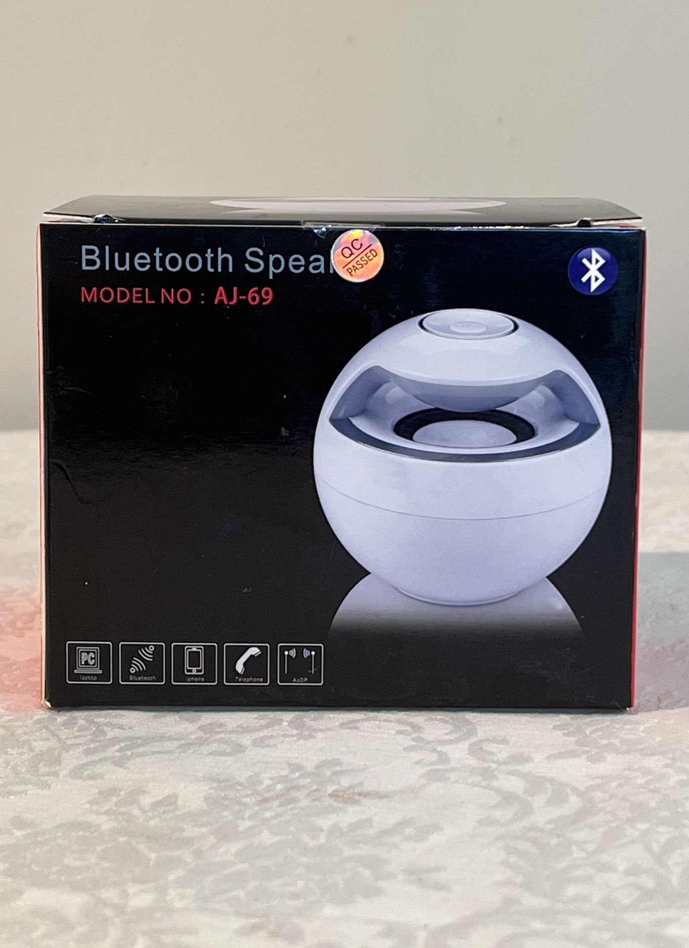 BLUETOOTH SPEAKER ~ MODEL AJ-69 ~ SEALED BOX ~ NEVER OPENED ~ NEW