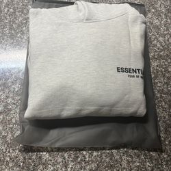 Essentials Fear Of God Hoodie (light Oat)