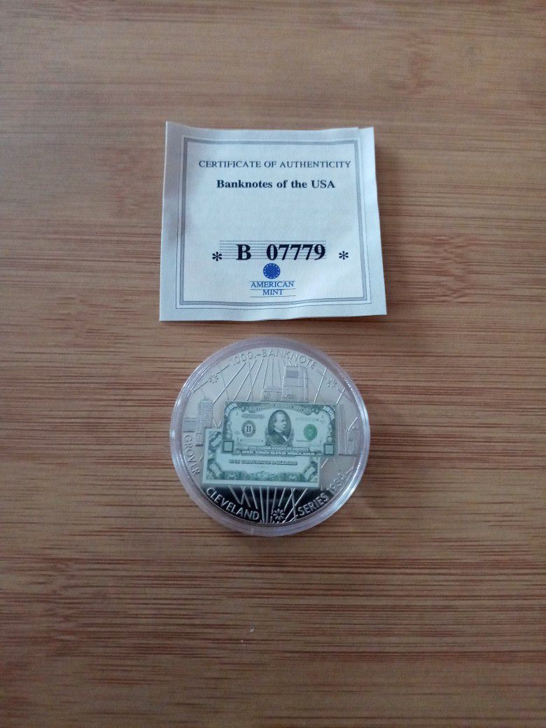 Grover Cleveland Coin 