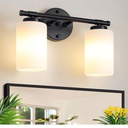 Black Vanity Light Fixtures for Bathroom, Bathroom Vanity Light Over Mirror, Farmhouse Bathroom Ligh