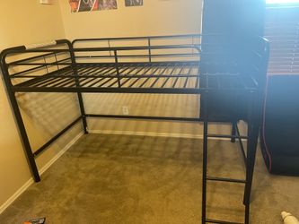 Metal loft bed
