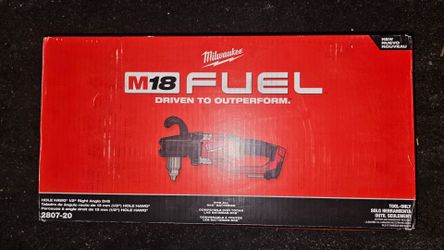 Milwaukee
M18 FUEL GEN II 18V Lithium-Ion Brushless Cordless 1/2 in. Hole Hawg Right Angle Drill (Tool-Only)