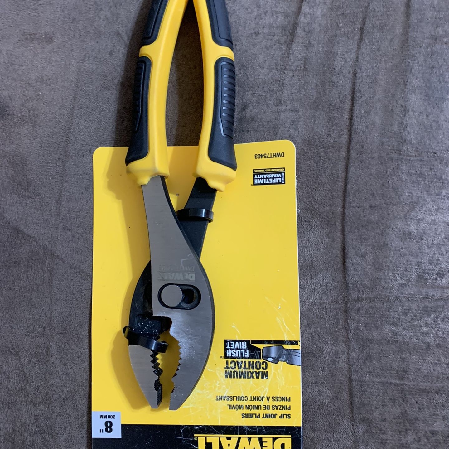 DEWALT 8-Inch Flush Rivet Slip Joint Pliers – Tough, Reliable, And Built To Last