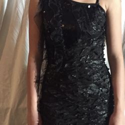Dance Costume Black Dress Adult S