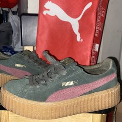 Puma x Fenty platformed creepers size 7