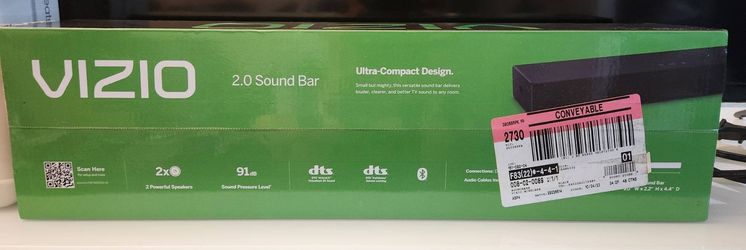 Vizio 2.0 Compact Sound Bar