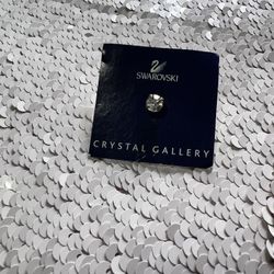 SWAROVSKI💥VINTAGE~NEW💥Crystal Gallery Silver Pin