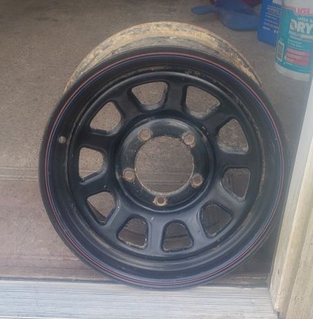 4 16" x 7" Amer. Racing Nascar Style Wheels
