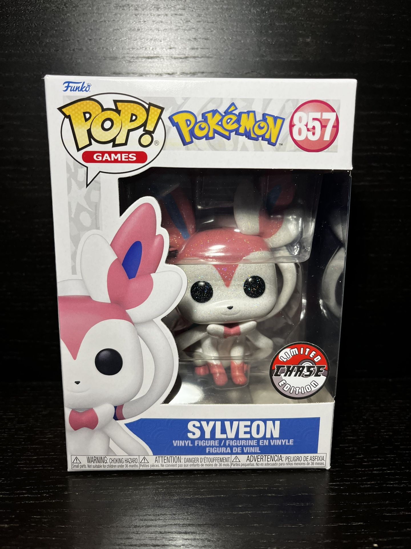  Custom Pokemon Funko Pop - Holographic Sylveon Figure