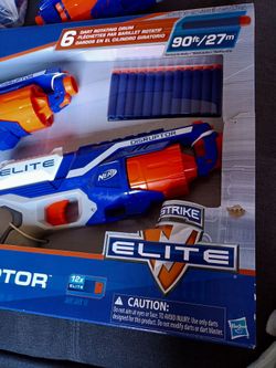 Nerf N Strike Elite Disruptor 6 Dart Rapid Fire Nerf Blaster 4 Pack with extra darts

Condition
2 used & 2 new in box

Experience the excitement, ener