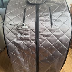 Heatwave Rejuvenator Portable Personal Sauna with FAR Infrared Carbon Panels, Heated Floor Pad, Canvas Chair