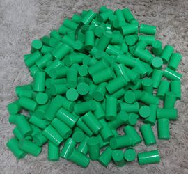 197 Green Plastic 2 3/4" Cannisters 