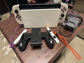 Nintendo Switch OLED White with Accessories