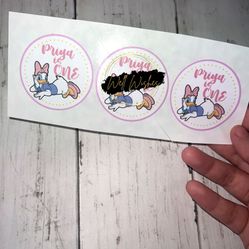 Daisy Duck Favor Stickers 