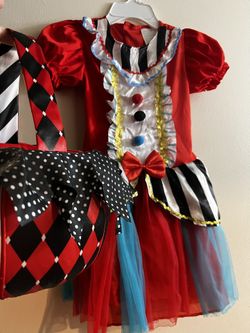 Carnival clown girl dress