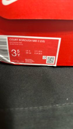 Nike Young Girls Court Borough Mids 3/5y