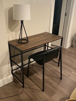 Industrial Style Writing//Computer Desk Compact Great For Small Spaces W39”D19”H29.5”