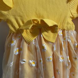 Sunflower Baby Dress