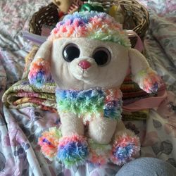 Beanie Boo Rainbow Poodle Backpack